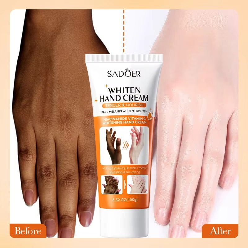 Sadoer Niacinamide Vitamin C  Whitening  Face Hand Cream 100G